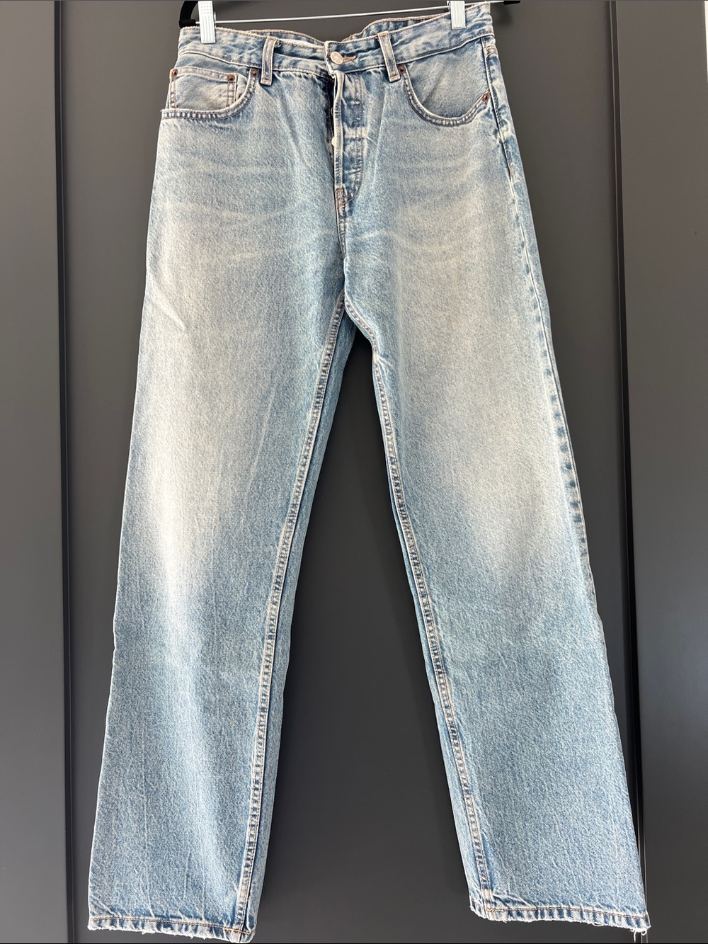 ZARA Women's Light Wash Straight Jeans 15x31